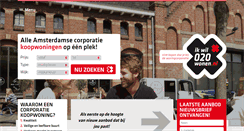 Desktop Screenshot of ikwil020wonen.nl